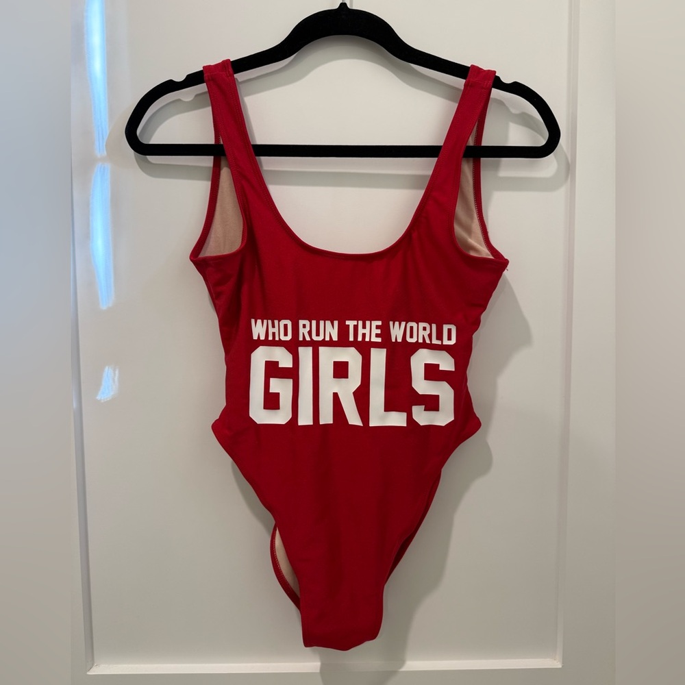 “WHO RUN THE WORLD GIRLS” Swimsuit